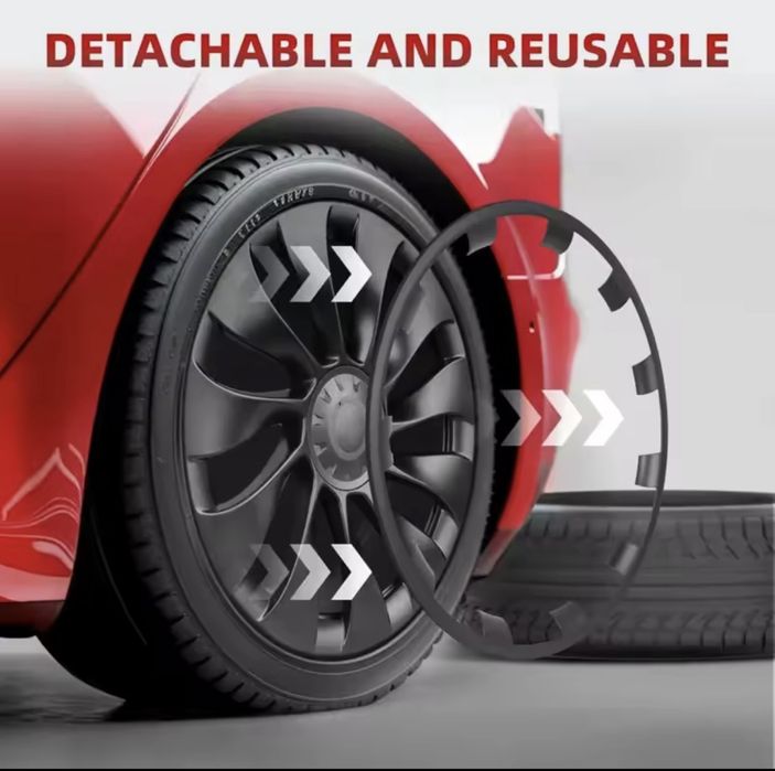 Захисні накладки на диски 20ʼʼ для Tesla