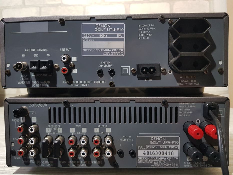 Стерео підсилювач/тюнер Denon UPA F10 2×55Вт б/у з Німеччини