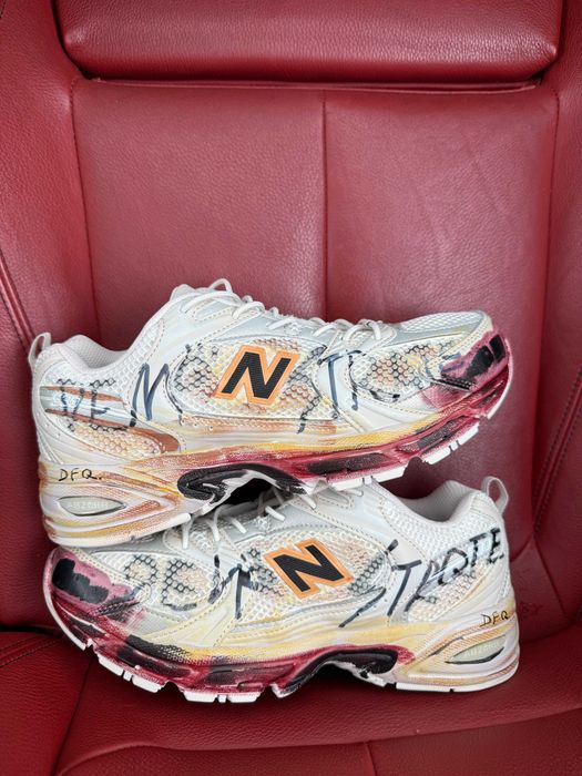 (ОПЛАТА ПІСЛЯ ОГЛЯДУ)New Balance 530 Custom White Beige Нью Беленс 530