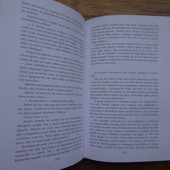 O Deus das Pequenas Coisas de Arundhati Roy