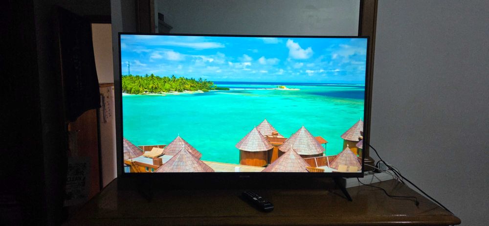 Smart TV Samsung Crystal UHD 43" 4K — 43AU7095 | Completa, Impecável!