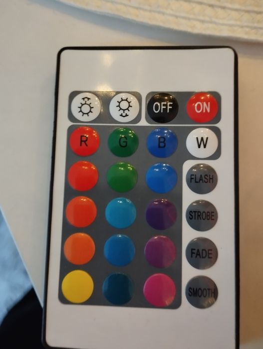 Świecący pad na pilota