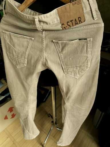 Джинсы G-star Raw arc 3d slim jeans Holland w29 beige.