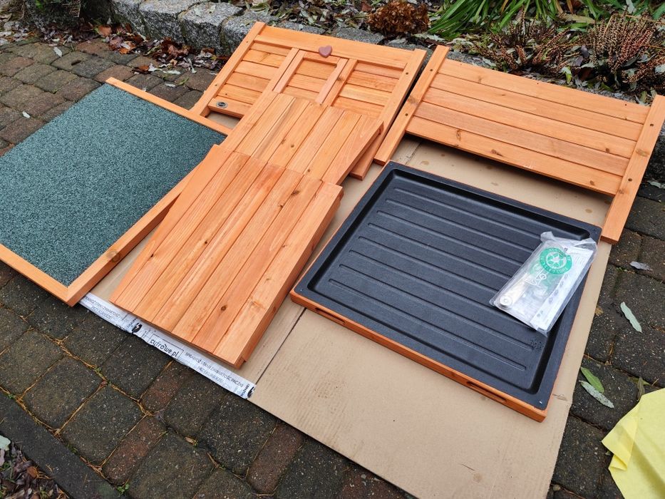 Drewniana budka dla królików i innych Trixie Natura 60x50x47 cm