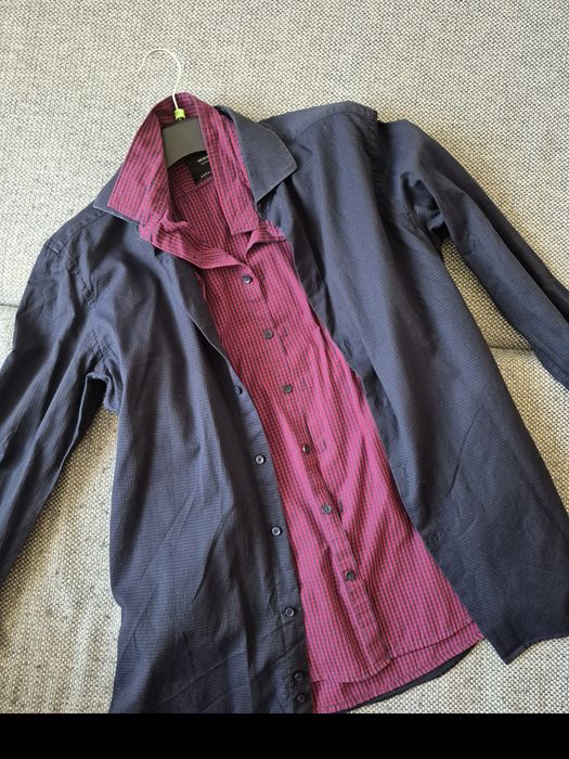 Męskie koszule garnitur spodnie za darmo