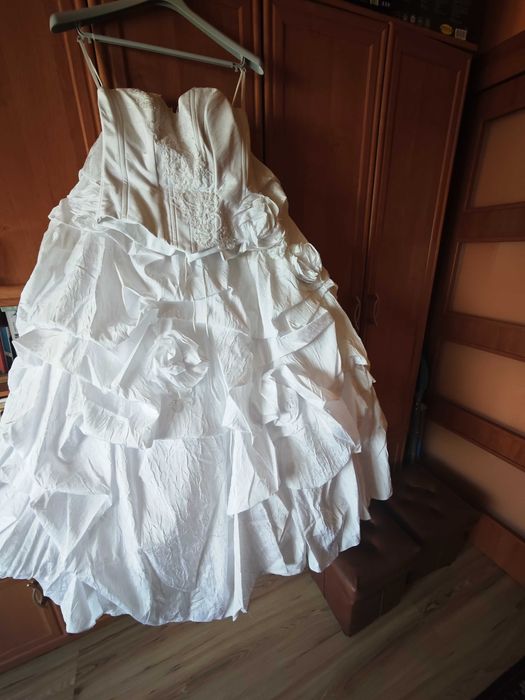 Suknia ślubna biała rozm 36/38