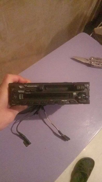 Kenwood  оригинальный, съемная панель. стояла на машине,рабочая.