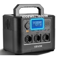 Зарядна станція VEVOR M9 1008Wh / 1800W / LiFePO4