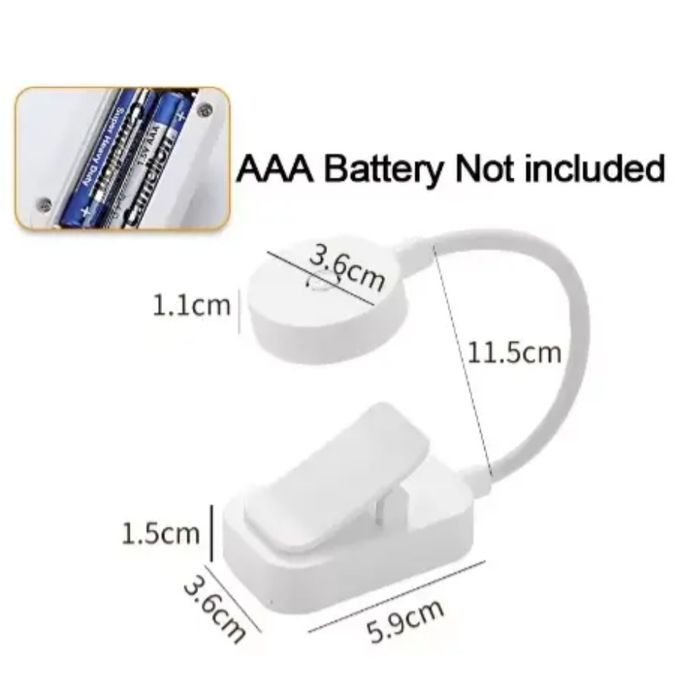 Лампа мини для чтения книжки Mini Clip Book Lamp LED