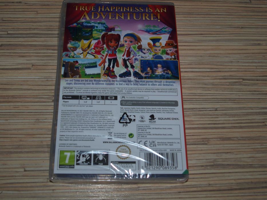 Gra dla dzieci Balan Wonderworld PL Nintendo switch nowa folia!!!