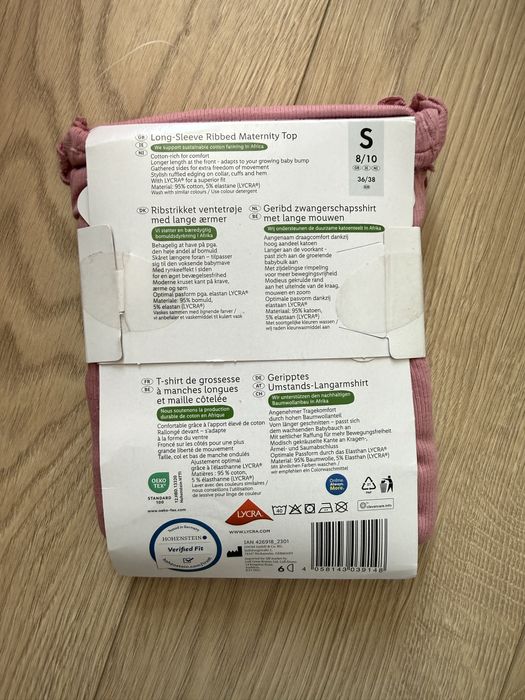 Кофта для вагітних, лонгслів для вагітних рожевий, розмір S