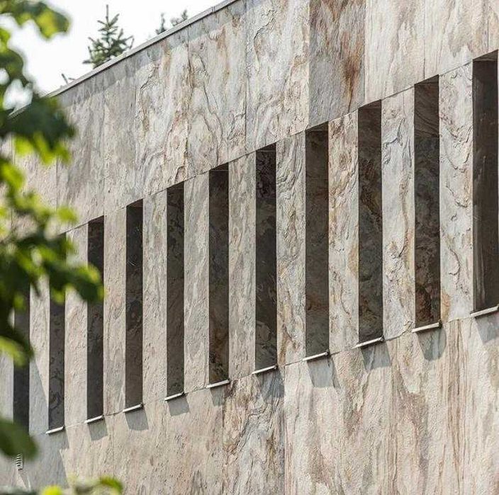 elewacja kamień naturalny ELASTYCZNY łazienka MEBLE lampa LED