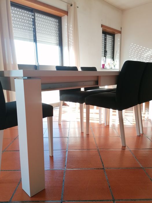 Mesa sala Baviera Branca