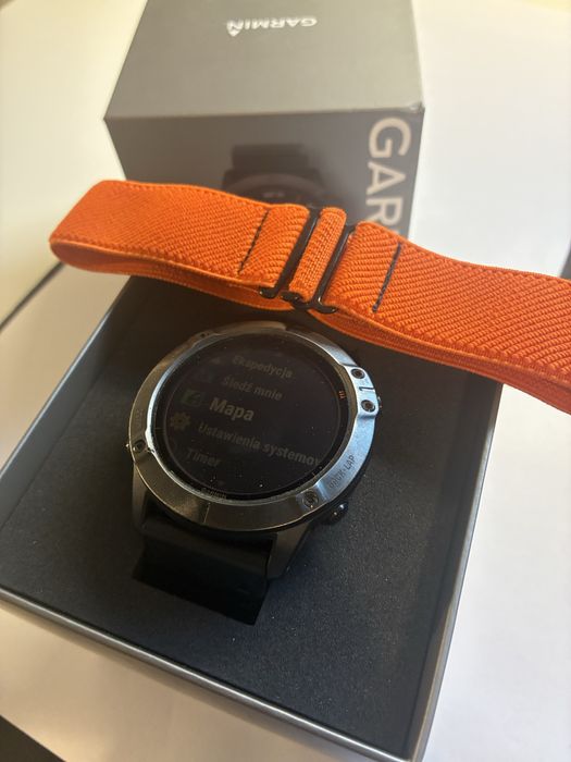 Garmin Fenix 6x Pro Solar Titanum Grey