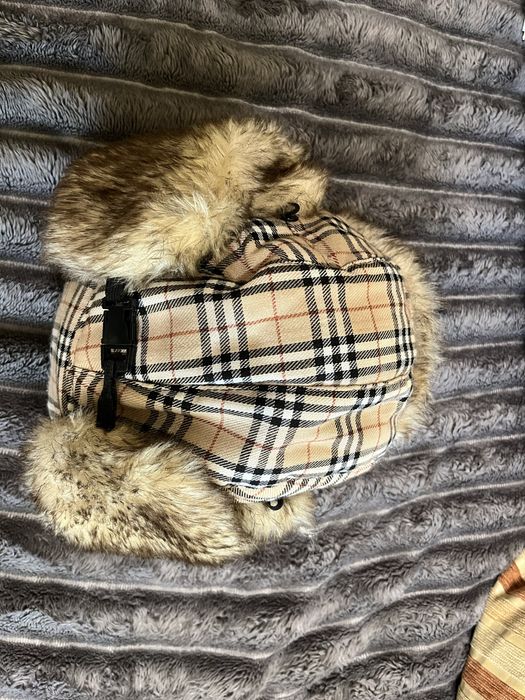 Шапка вушанка Burberyy
