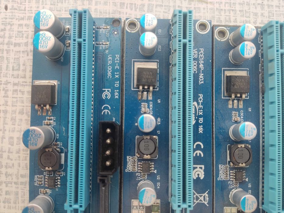 Блок живлення HSTNS-PR19 з проводкою та PCI-E платами