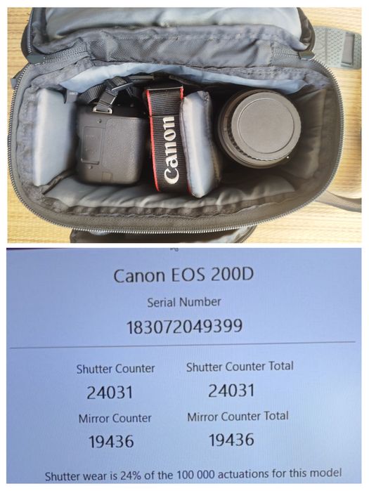 Canon 200D, 18-55mm STM e 50-200mm