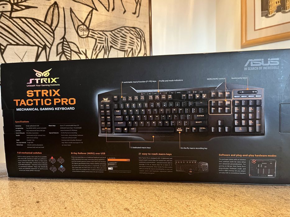 Teclado Gaming ASUS ROG Strix Tactic Pro | com Caixa Original