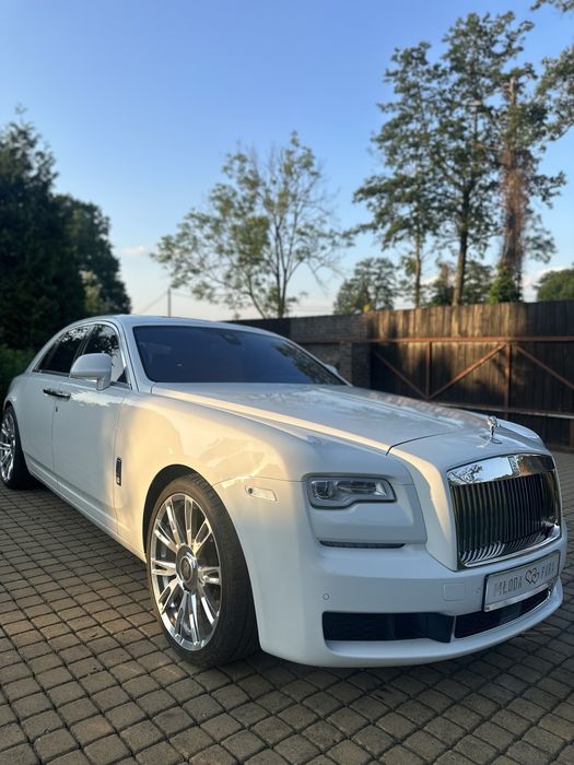 Rolls Roys Nowy biały na slub auto na wesele premium