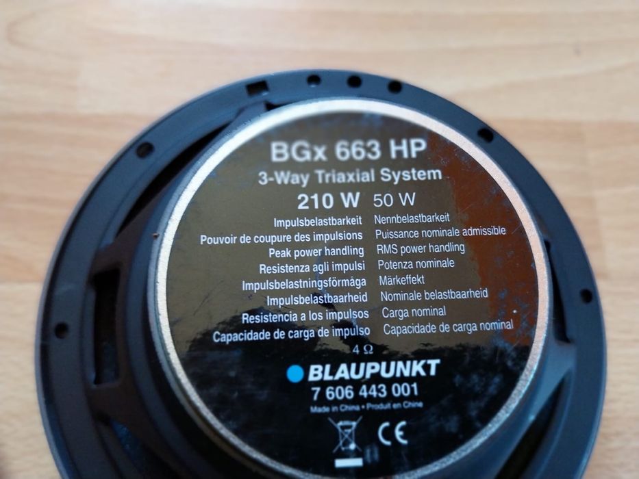 Glosniki 3 drogowe samochodowe 210 W 2 szt.