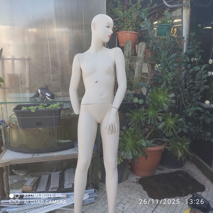 Manequim fibra  plástico