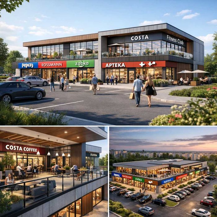 Działka pod retail park / park handlowy
