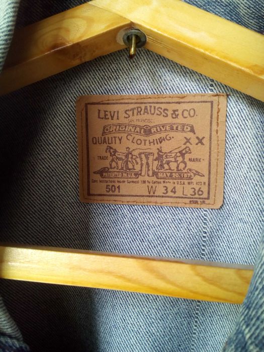 Куртка джинсовая LEVI STRAUSS 501 оригинал