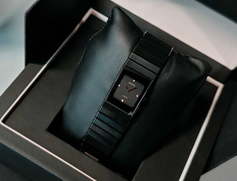 Zegarek Rado Diastar Jubile Diamonds Ceramica 4 Diamenty Komplet Box