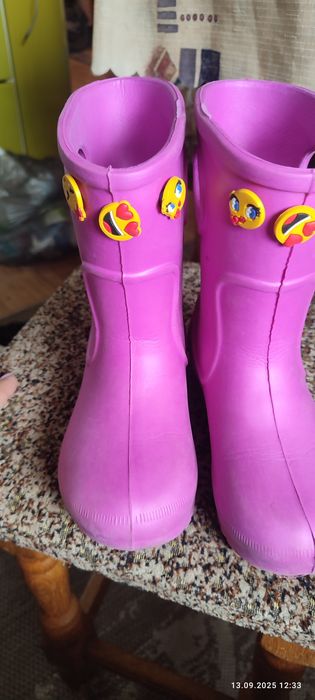 Резинові чоботи для дівчинки 28 розмір