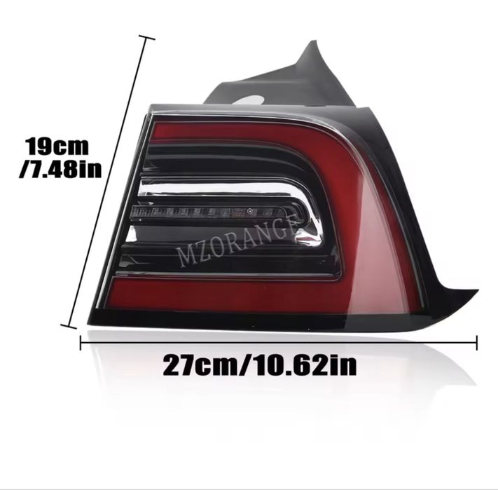 Стопи Tesla Model 3 Model Y європа жовті поворотники