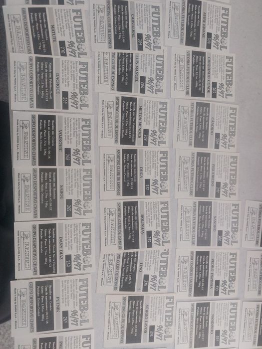 40 cromos variados epoca 96/97