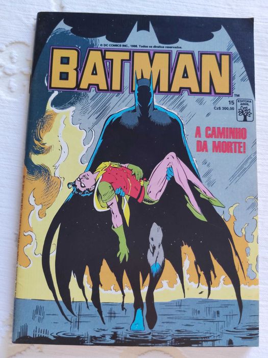 5 revistas Batman da editora Abril