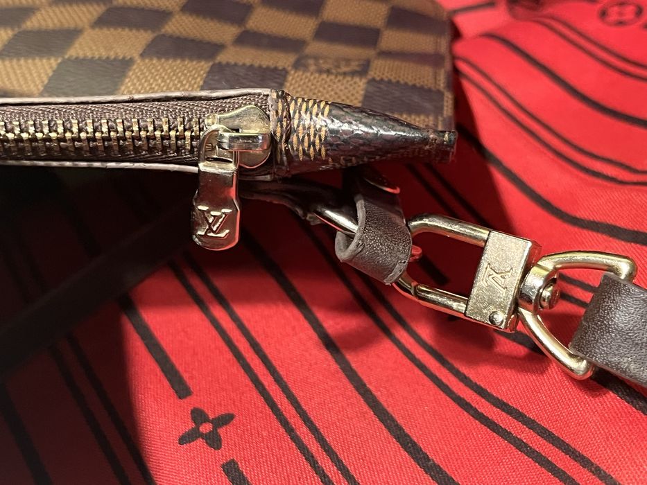 Louis Vuitton Neverfull MM – Damier Ebene (z kosmetyczką)