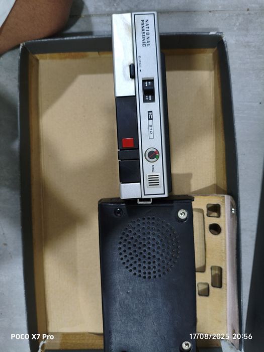 Leitor/gravador de cassetes Panasonic