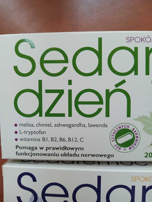 Zestaw uspokajający nasenny Sedarel dzień+Sedarel noc tabletki