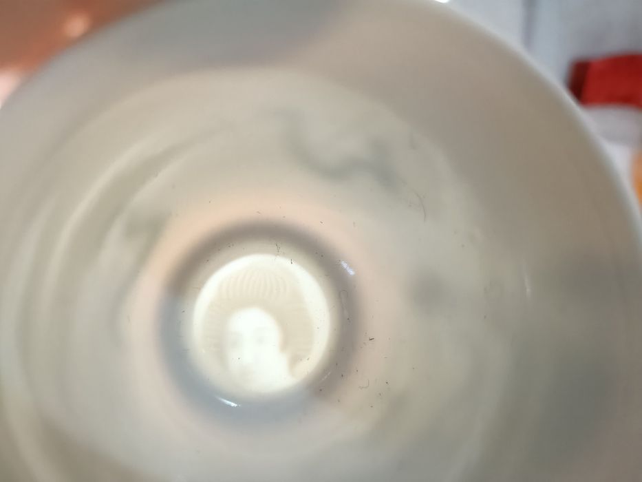 Serviço de café/chá de Macau de porcelana  com litofania e  relevo de colecção