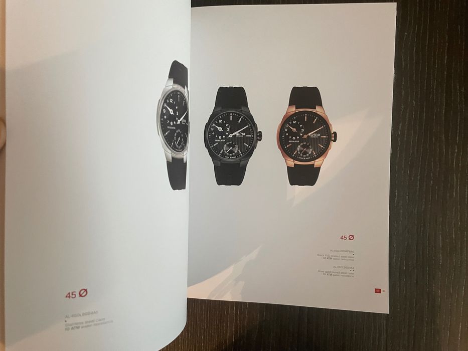Katalog zegarków marki ALPINA 2012
