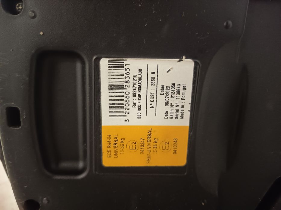 Cadeira auto em excelente estado com isofix