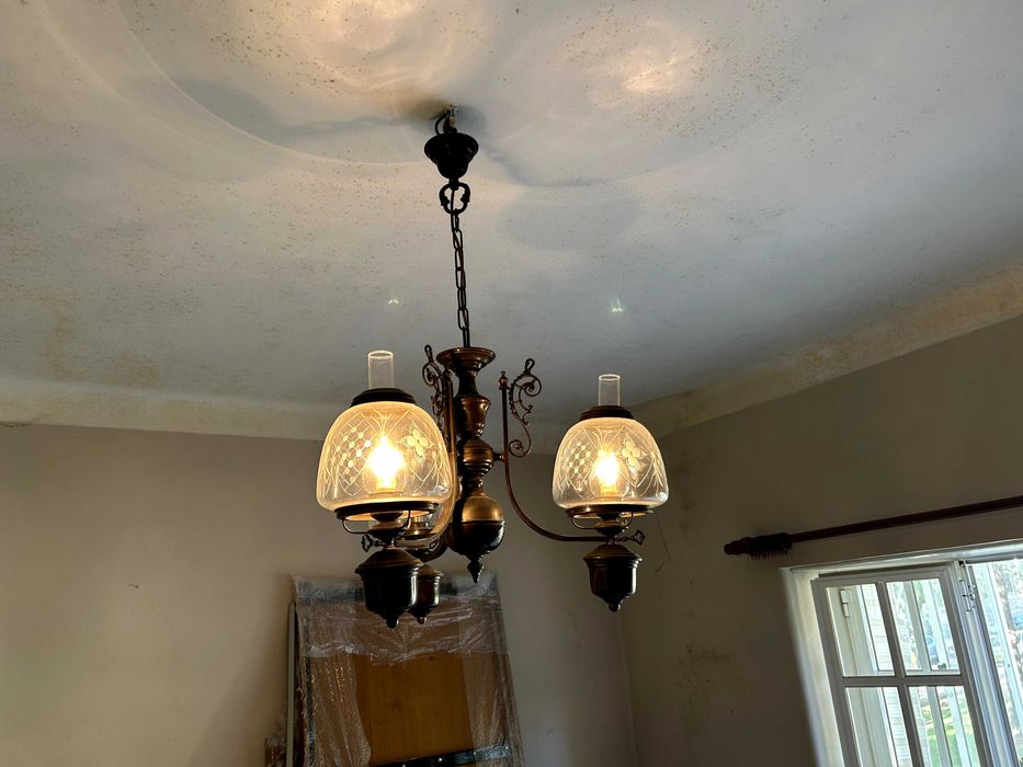 Candeeiro teto 3 lampadas