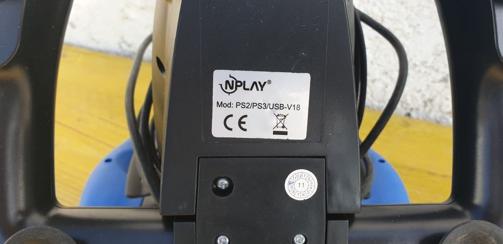 Volante e pedais para PlayStation - Nplay