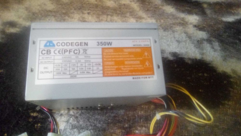 Zasilacz ATX powertec 12v 4a 24v 2a