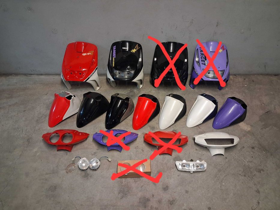 Yamaha Cr50 Target peças novas