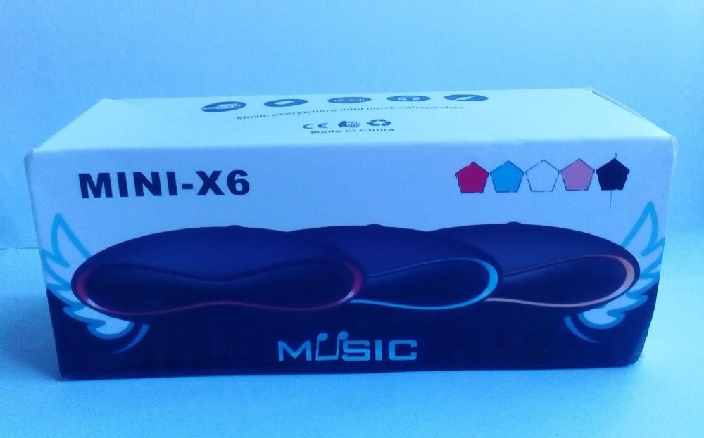 Mini Coluna Portátil Bluetooth Mini X6