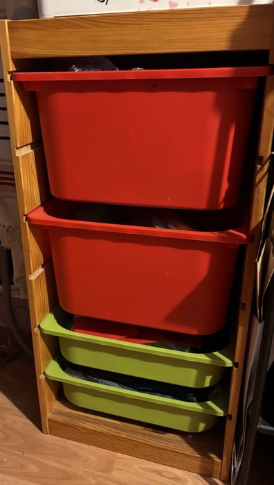 TROFAST Regał z pojemnikami Ikea