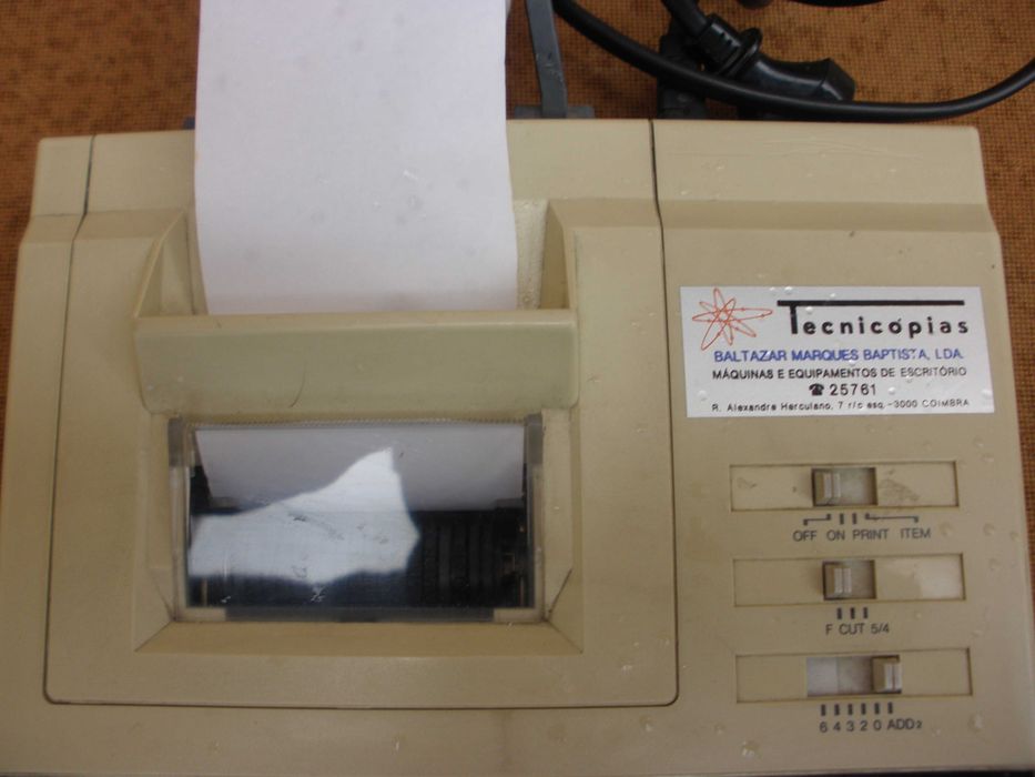 Calculadora de rolo Casio +oferta