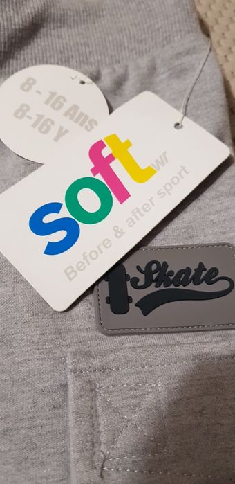 Spodenki chłopięce nowe Softwr r. 128