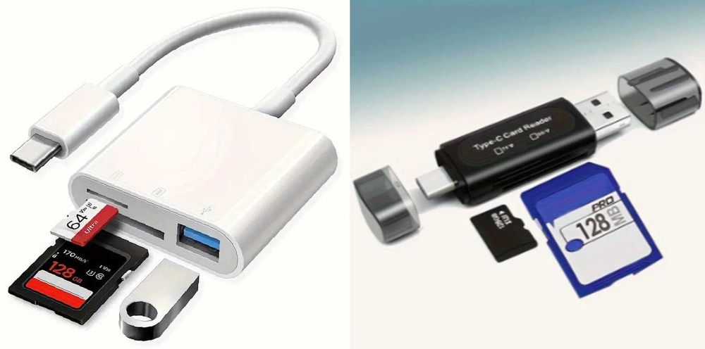 Сardrеаder (кардрідер) Читає карти SD, microSD (TF), флешки з USB-A "папа"