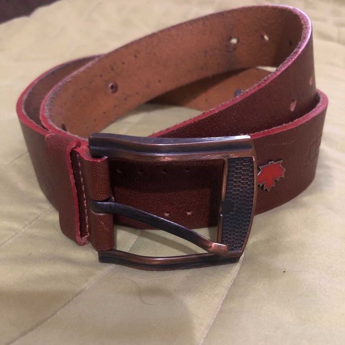 Ремені б\в прозорий та з кленовими листочками