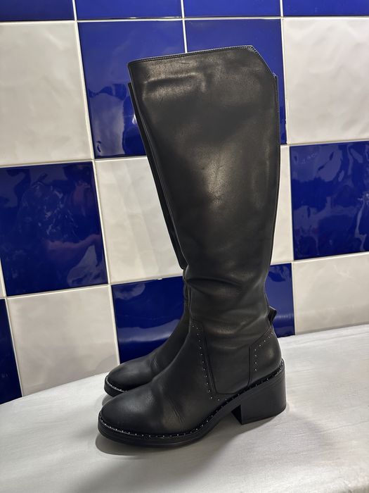 Чоботи 39рр. (Натуральні шкіра та замш)