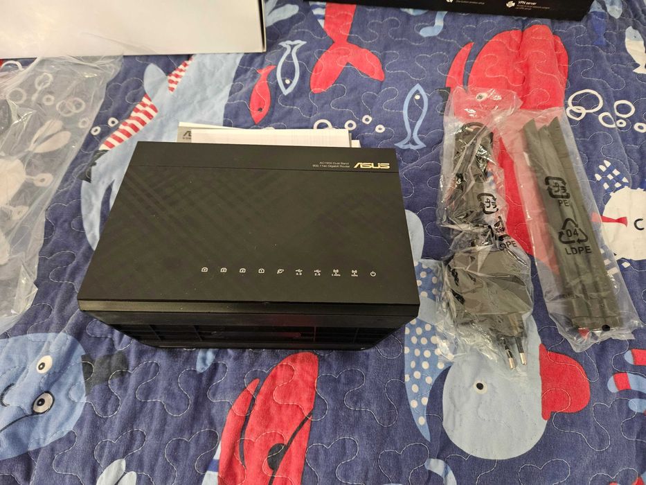 Router ASUS RT-AC68U Dual-Band AC1900 – Firmware Merlin Atualizado